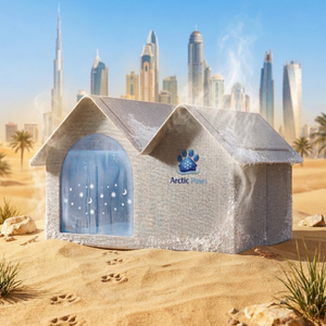 Pet cooling house for dubai summer